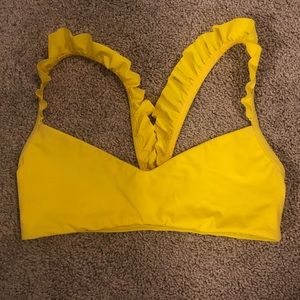 Yellow Boys + Arrows bikini top